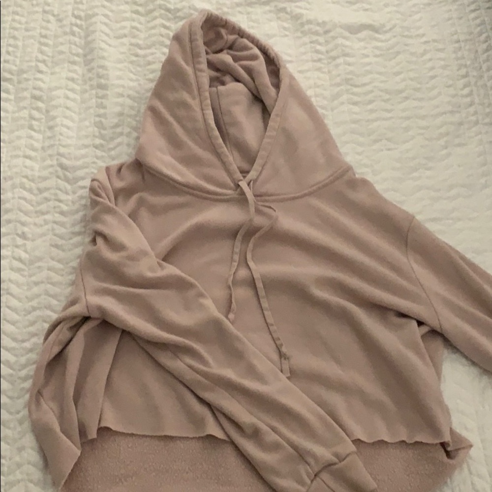 Cropped hoodie long sleeve